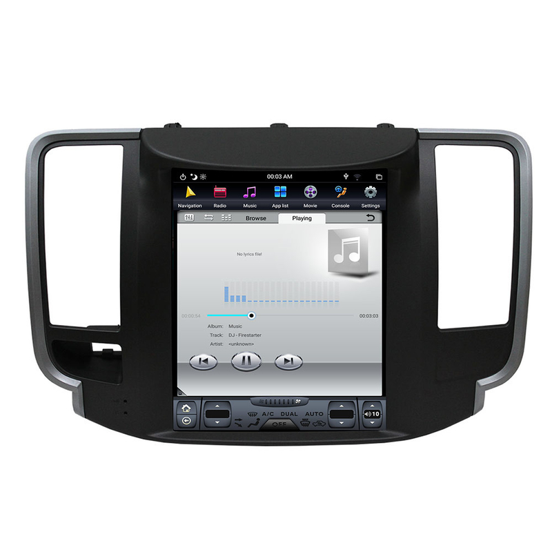 Araba NISSAN Teana 2008 için CE Android 9 PX6 Dokunmatik Ekran Baş Ünitesi