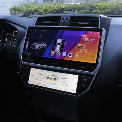 Toyota Prado 2018-2023 için Dijital LED Araba Klima AC Panel Dokunmatik Ekran
