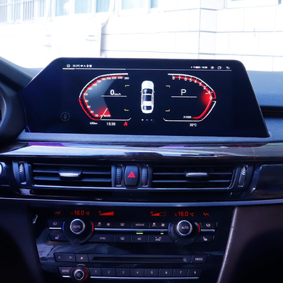 2009 2016 X5 BMW Sat Nav Android 10 Baş Ünitesi Tek Din 12.3 İnç
