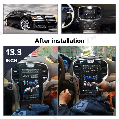Radyo Navigasyon Araba Stereo Kafa Ünitesi Android 9.0 Chrysler 300C 2013-2019 için Carplay