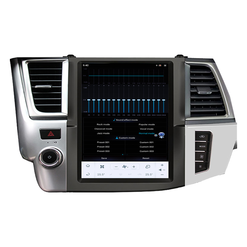Toyota Highlander 2014-2021 için Qualcomm Octa Çekirdek Araba Radyo Çalar Android11