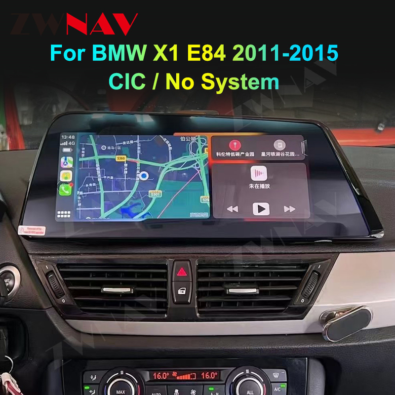 BMW X1 E84 2011-2015 Araba Stereo Otomobil Radyosu Kaydedici Carplay GPS Navigasyon