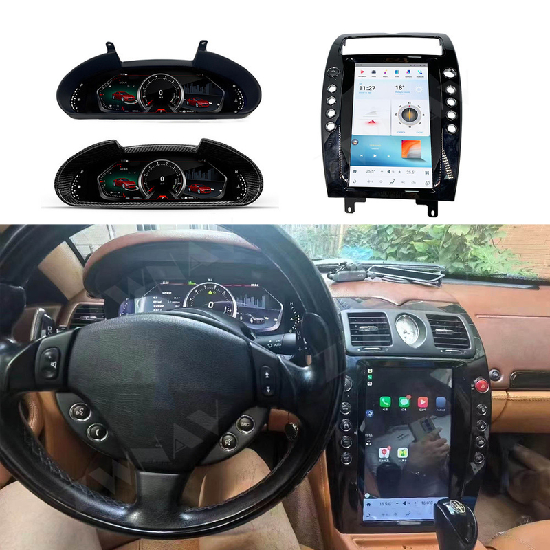 LCD Dashboard Araba Dijital Kümesi Maserati GT/GC Grancabrio GranTurismo Android