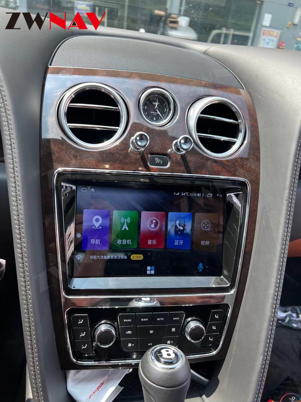 Bentley için Android 11 Otomatik GPS Navigasyon Baş Ünitesi Carplay Tesla 128GB