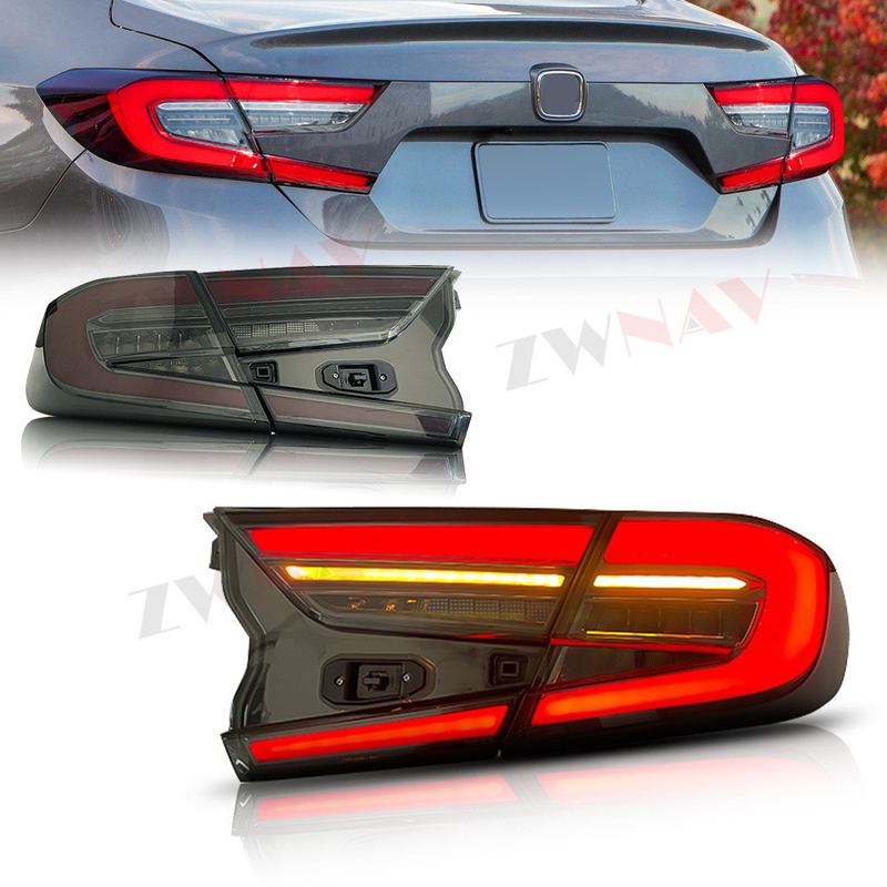 Araba Kuyruk Işık 2022 modeli Honda 11th nesil Civic LED far çift lens aksamı modifikasyonu