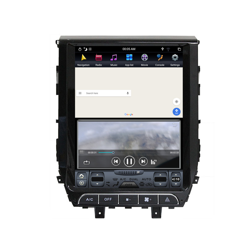 Dokunmatik Ekran Araba Radyo Baş Ünitesi Android Tesla 128G 12.1 inç Multimedya