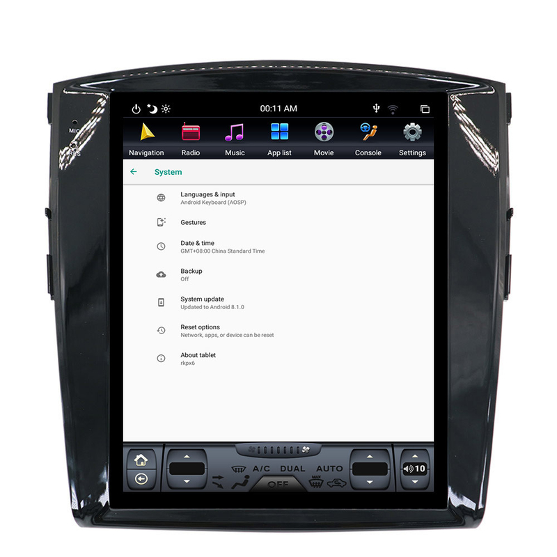 64 GB Dokunmatik Ekran Araba Stereo Kafa Ünitesi Android 9 Mitsubishi Pajero V97 V93 için