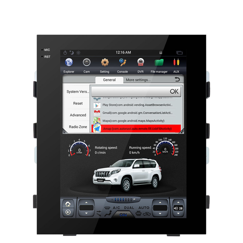 Porsche Macan Araba Stereo DVD Oynatıcı 1 Din Android Ana Ünite 128GB DC 12V