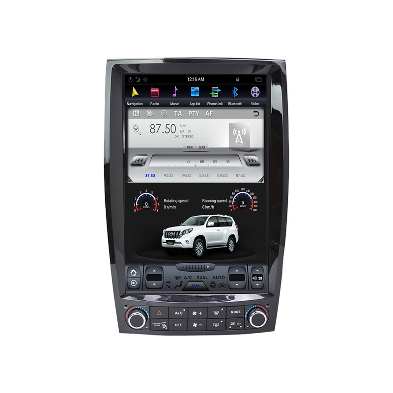 DC12V Infiniti Q50 Satış Sonrası Stereo dokunmatik ekran android radyo PX6