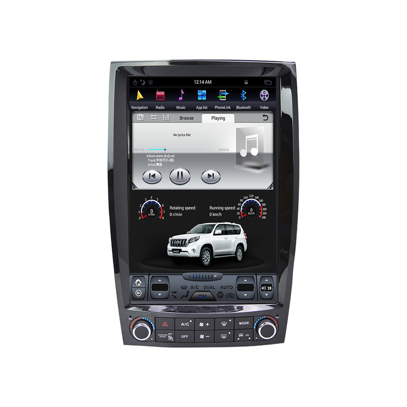 DC12V Infiniti Q50 Satış Sonrası Stereo dokunmatik ekran android radyo PX6