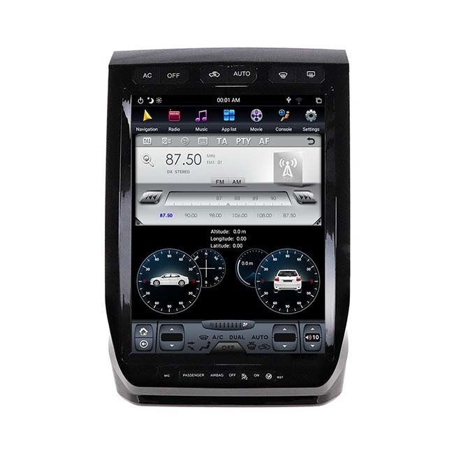 4G SIM WIFI Ford Sat Nav DVD 128GB Android Araba Stereo 1920*1080 13.3 inç