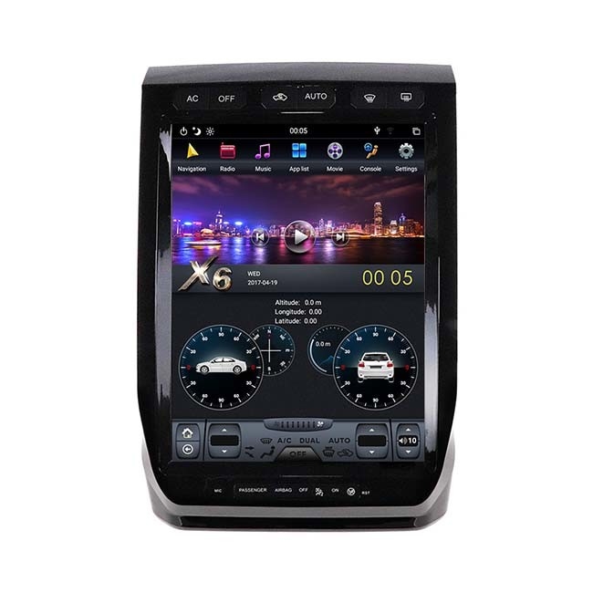 4G SIM WIFI Ford Sat Nav DVD 128GB Android Araba Stereo 1920*1080 13.3 inç