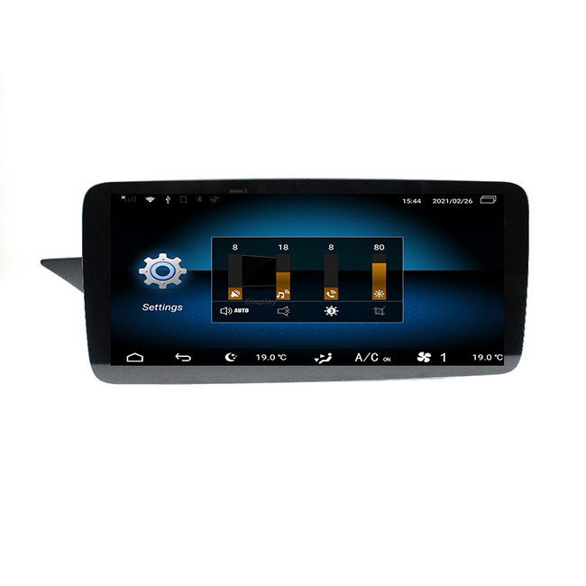 12.3 inç Mercedes Benz Ana Ünite Tek Din Android 10.0 45V Araba GPS Radyo