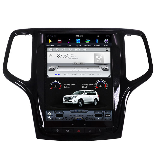 10.4 İnç Jeep Grand Cherokee Araba Stereo Kafa Ünitesi 128GB Android 10