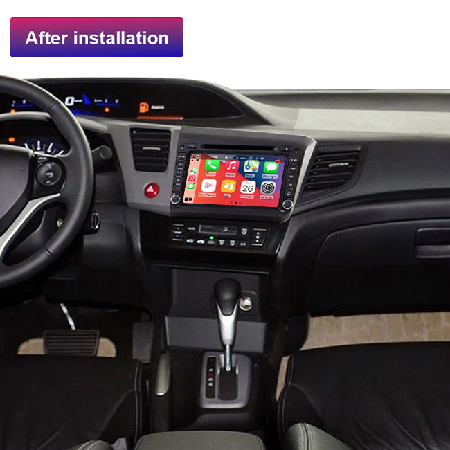 Honda Civic 2012 2015 için PX5 PX6 Ana Ünite Çift Din Araba Stereo