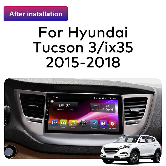 128G Hyundai Ix35 Sat Nav Ana Ünite Apple Carplay Tek Din 8 İnç