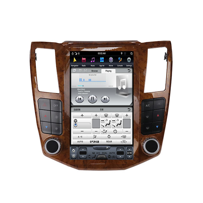 Android 9 Tek Din Araba Stereo Sat Nav Baş Ünitesi 12.1 İnç OEM ODM