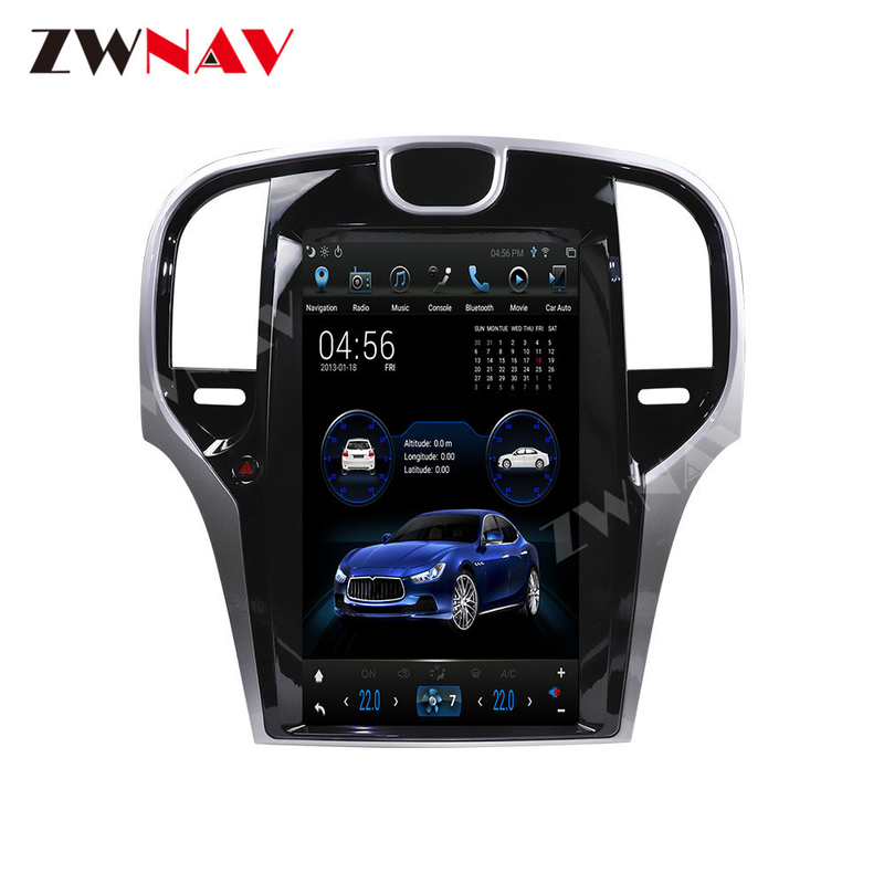 Radyo Navigasyon Araba Stereo Kafa Ünitesi Android 9.0 Chrysler 300C 2013-2019 için Carplay