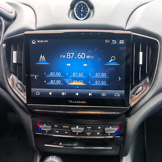 Maserati Ghibli 2017-2020 için 2 Din Android Oto Stereo Alıcı GPS Multimedya Oynatıcı