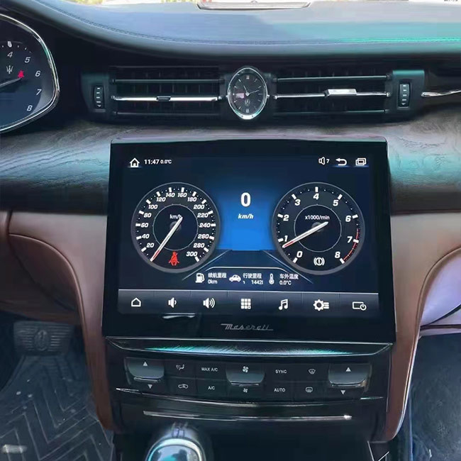 Maserati Quattroporte 2013-2021 için 10.36 İnç Araba Radyo Çalar Multimedya Oynatıcı Android 10