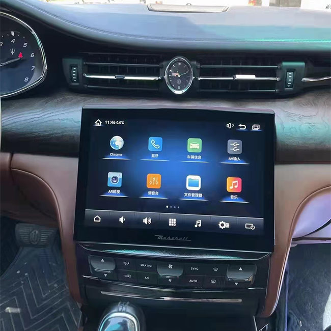Maserati Quattroporte 2013-2021 için 10.36 İnç Araba Radyo Çalar Multimedya Oynatıcı Android 10